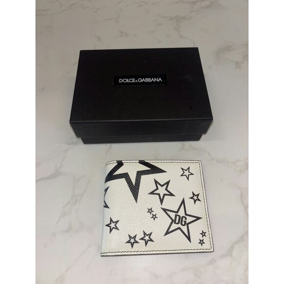 Dolce & Gabbana Star Print Wallet - Excellent Condition - Picture 1 of 3